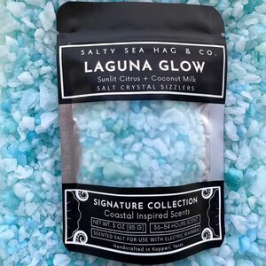 Laguna Glow Salt Crystal Sizzlers | Sunlit Citrus + Coconut Milk Scent